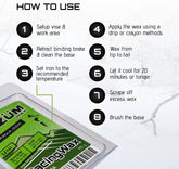 UNIVERSAL - ALL TEMPS - ZÜMWAX Iron-On Ski/Snowboard/Nordic/Cross-Country Universal Wax, 140g, Vanilla Scent, PFAS-Free, Made in USA, 100% Hydrocarbon